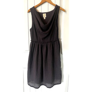 RicRac Anthropologie | Med | Dusty Plum | Cowl Neck | Seersucker | Pockets | EUC